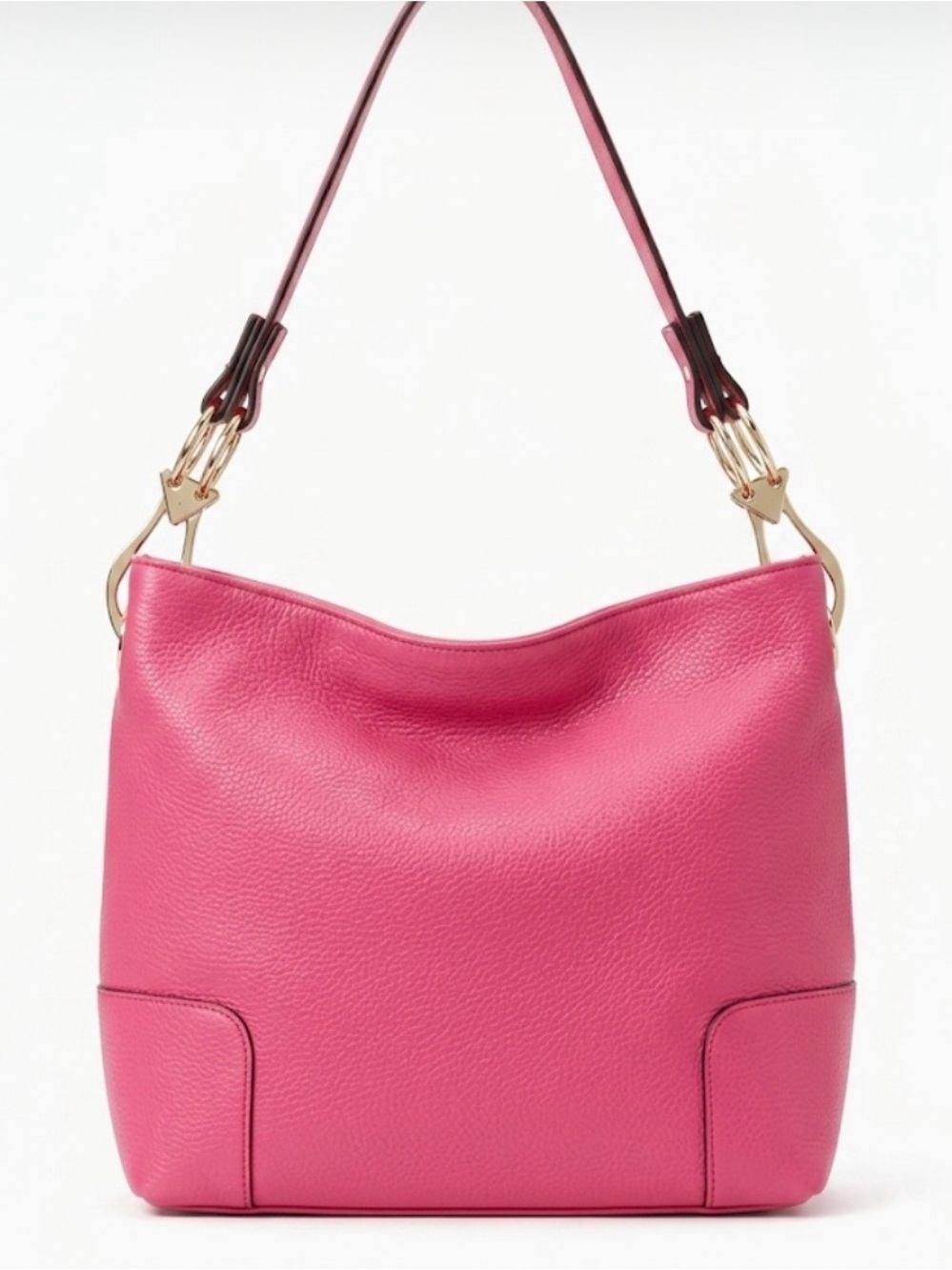 Montana West Women's Soft Hobo Bag Crossbody Purse in Hot Pink Fuchsia.